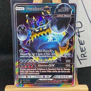 63/111 Guzzlord GX Pokemon TCG Crimson Invasion Fresh Pull